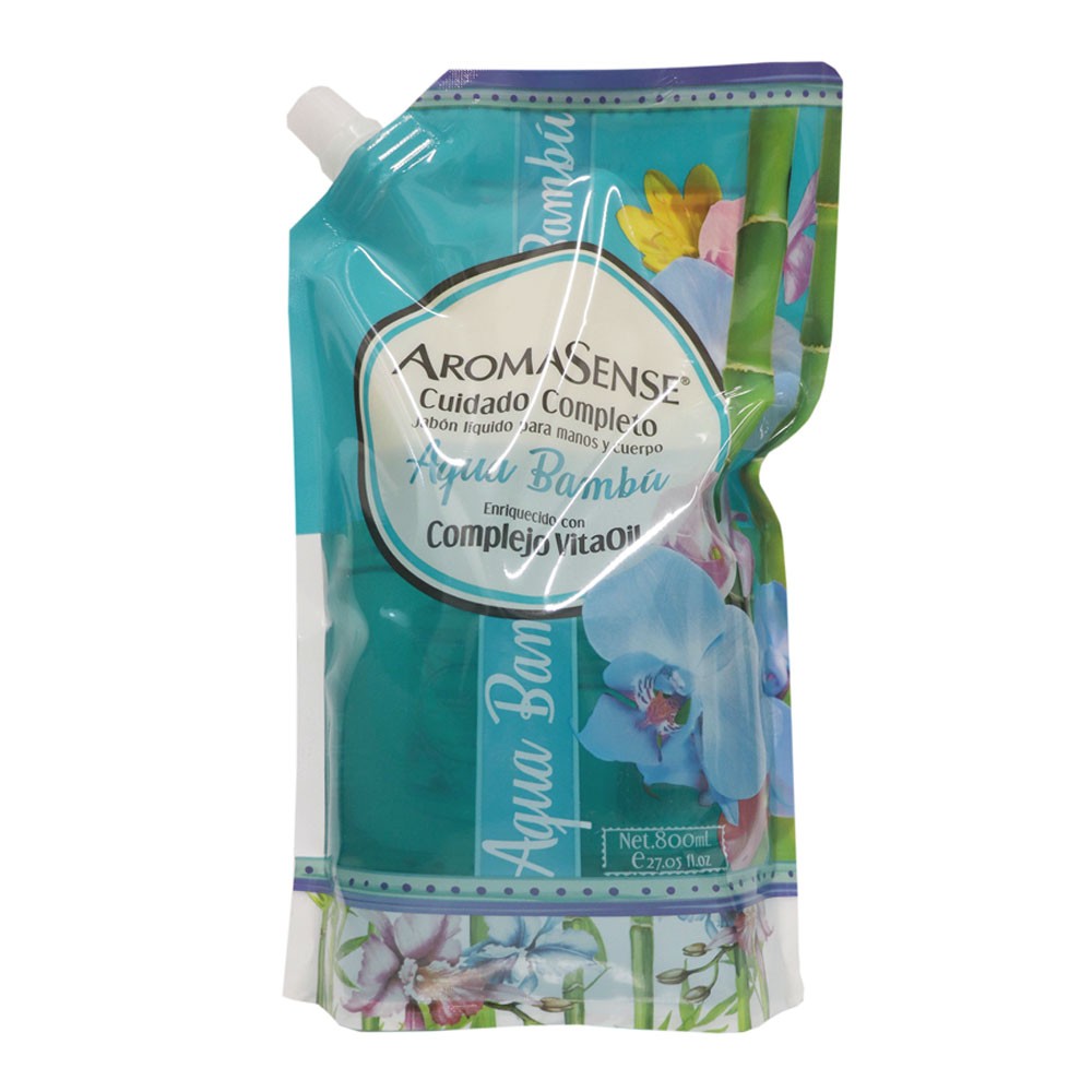 JABON LIQUIDO RPTO A/BAM AROMASENS*800ML