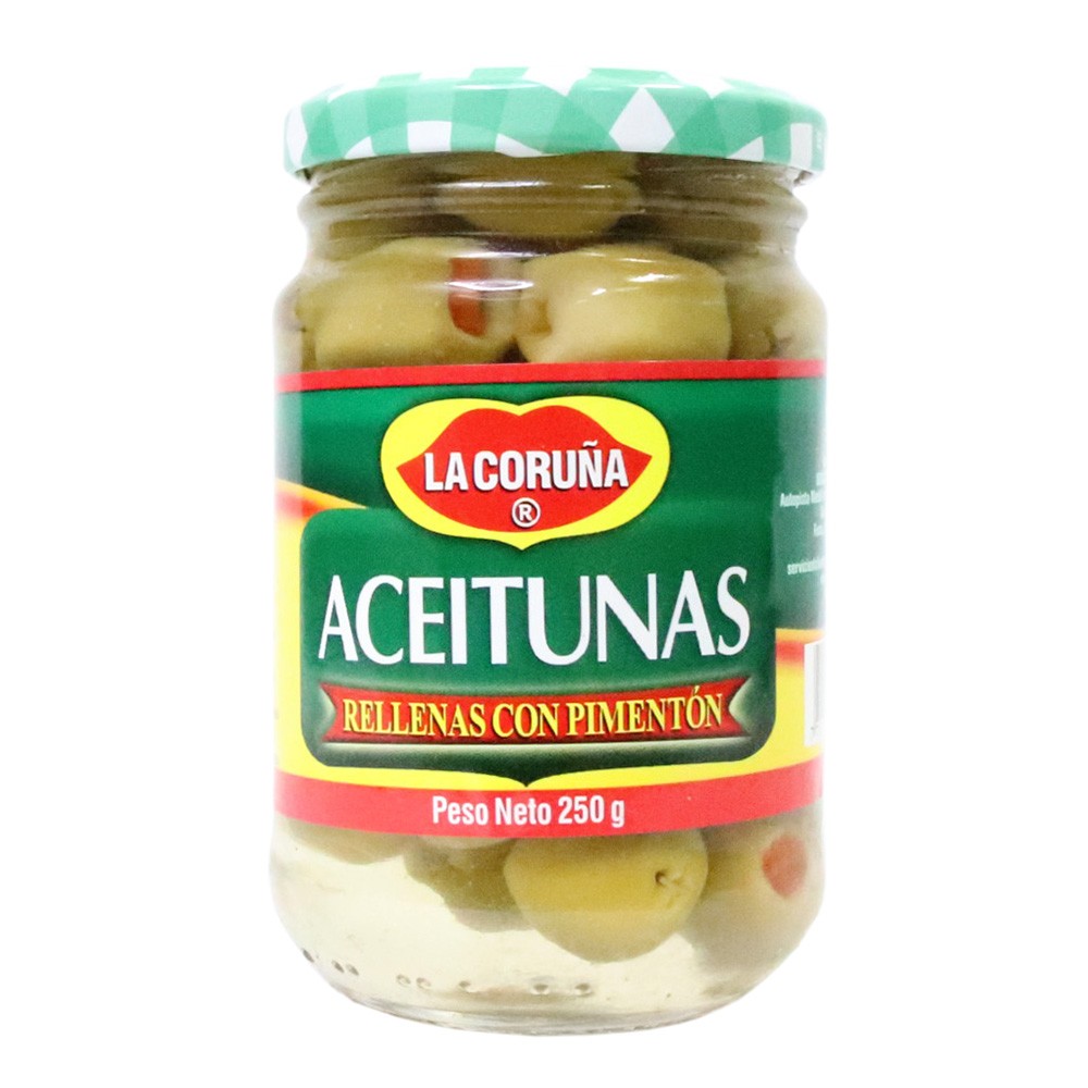 ACEITUNAS RELLENAS FCO CORUÑA  x 250GR