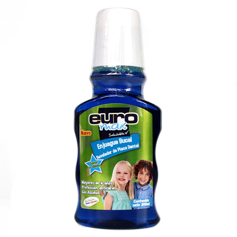 ENJUAGUE REVELADOR PLACA EUROMAX * 200ML