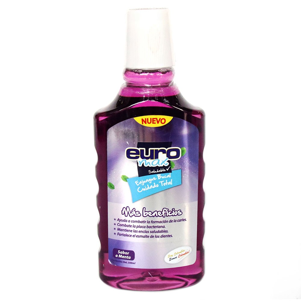 ENJUAGUE BUCAL CUIDADO TOTA EUROMA*500ML