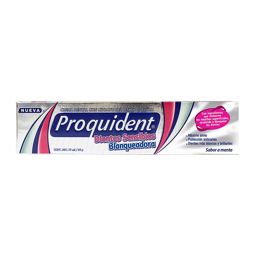 CREMA DENTAL PROQUIDENT BLANQUEADORA*75M