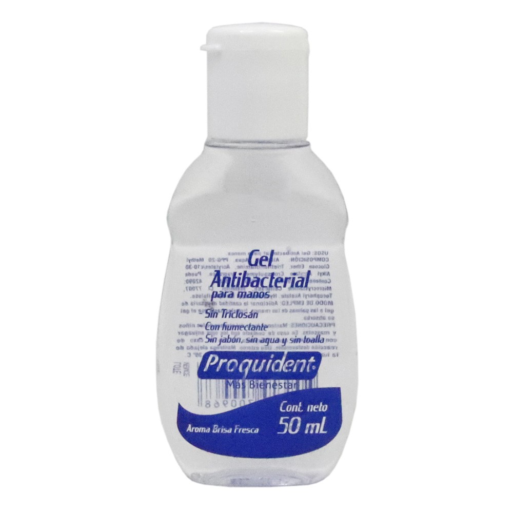 GEL ANTIB SIN TRICLOSAN PROQUIDENT*50ML