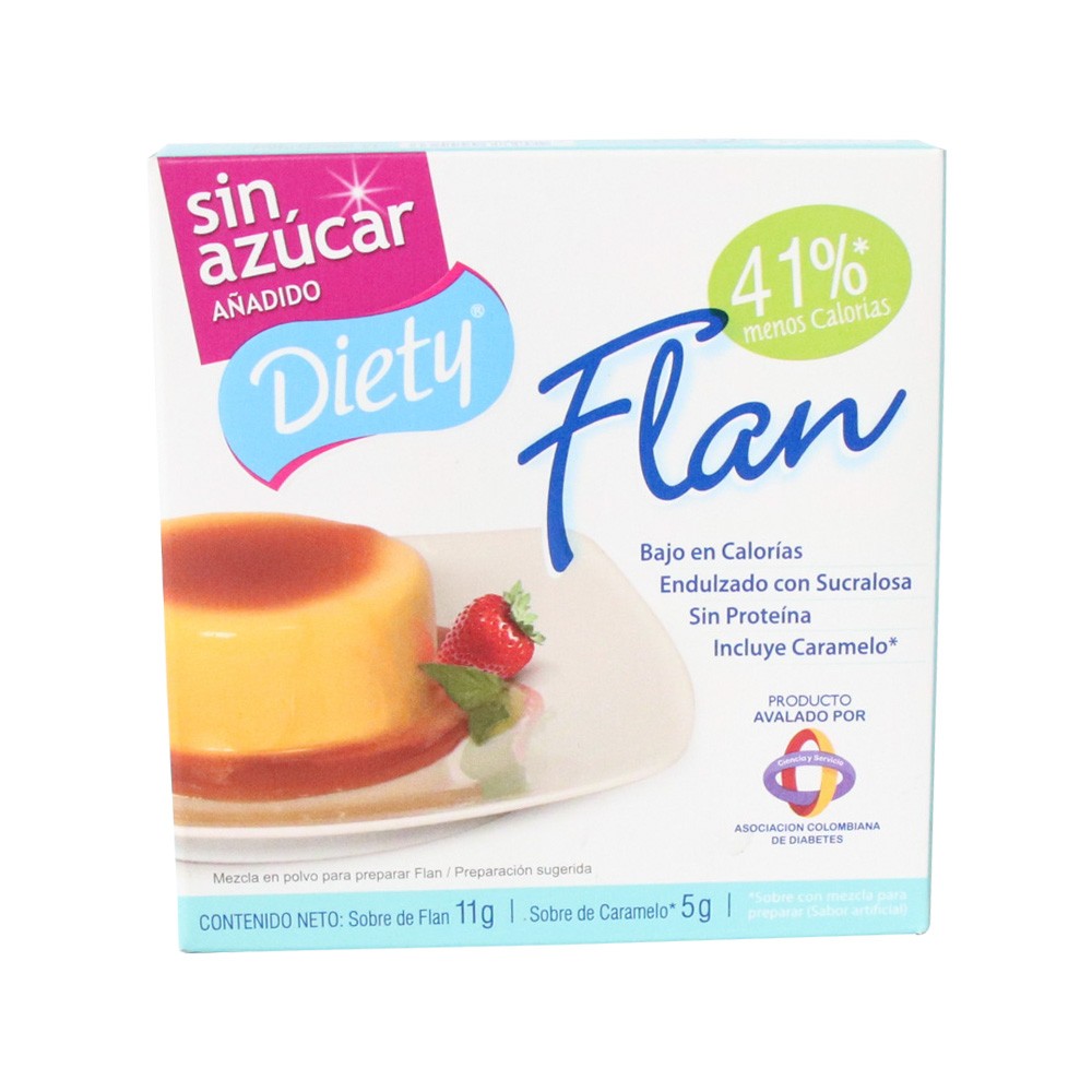 FLAN CARAMELO DIETY CJA x 11G