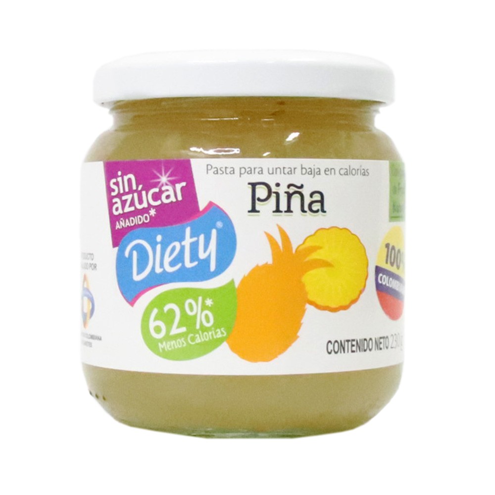 MERMELADA DIETY PIÑA  x 230GR