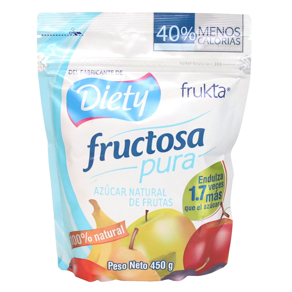 FRUCTOSA NATURAL  x 450GR FRUKTA