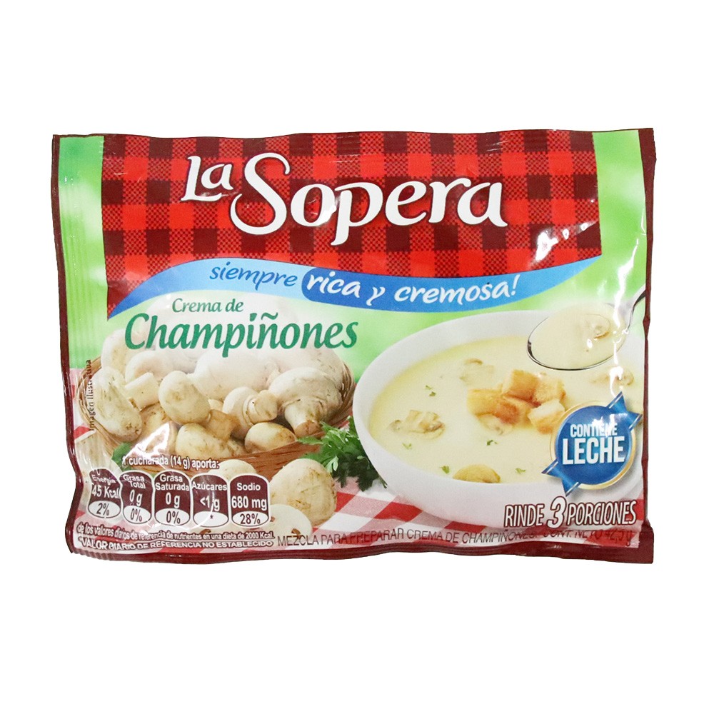 SOPERA CREMOSA CHAMPIÑON    x 45 GR