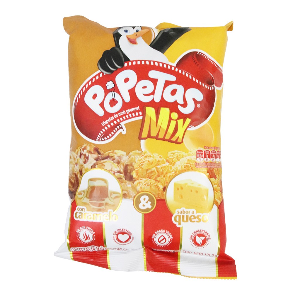 POPETAS FAMILIAR MIX CARAMELO QUES*135GR