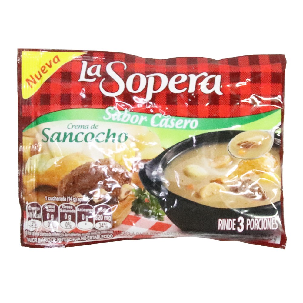 CREMA SANCOCHO LA SOPERA*3PORCIONES