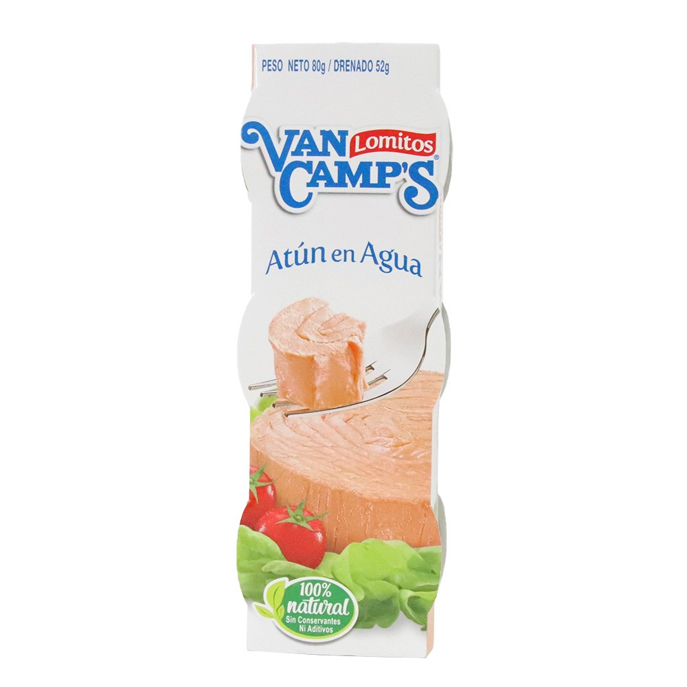 ATUN BABY EN AGUA VANCAMPS X3 x 80GR
