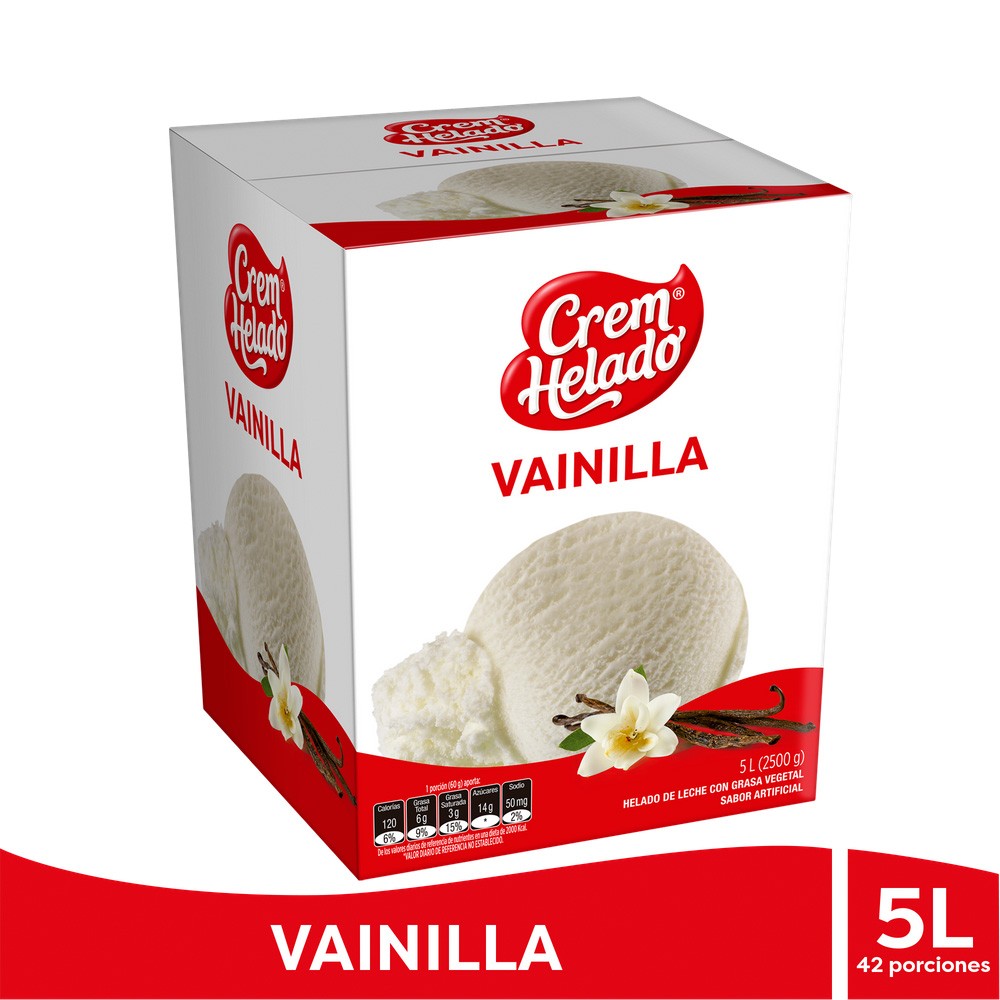 HELADO VAINILLA TRADIC CREM HELADO*5LT