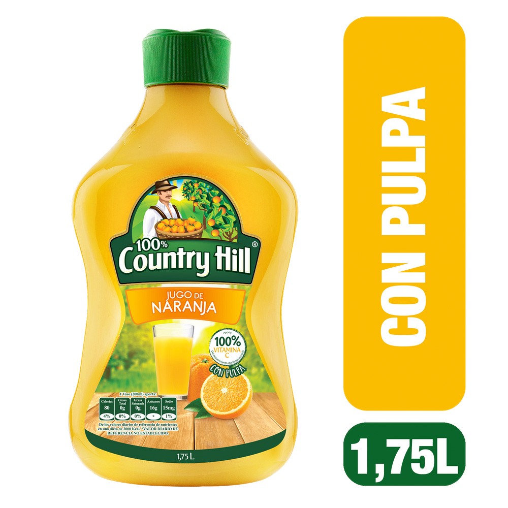 JUGO NARANJA COUNTRY HILL*1.75LT