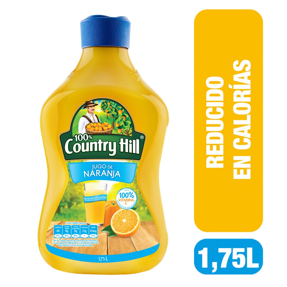 JUGO NARANJA REDUC COUNTRY HILL*1.75LT