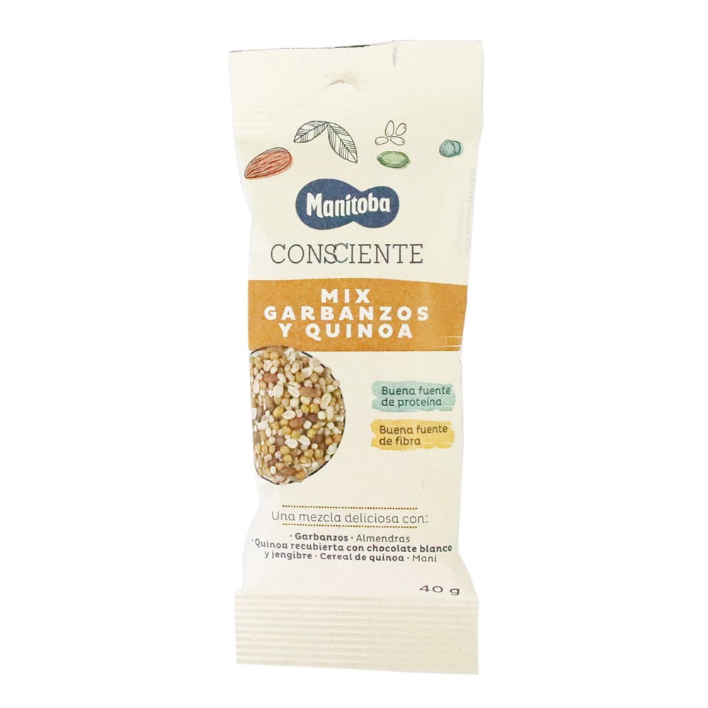 MIX GARBANZO Y QUINUA MANITOBA x 40 GR