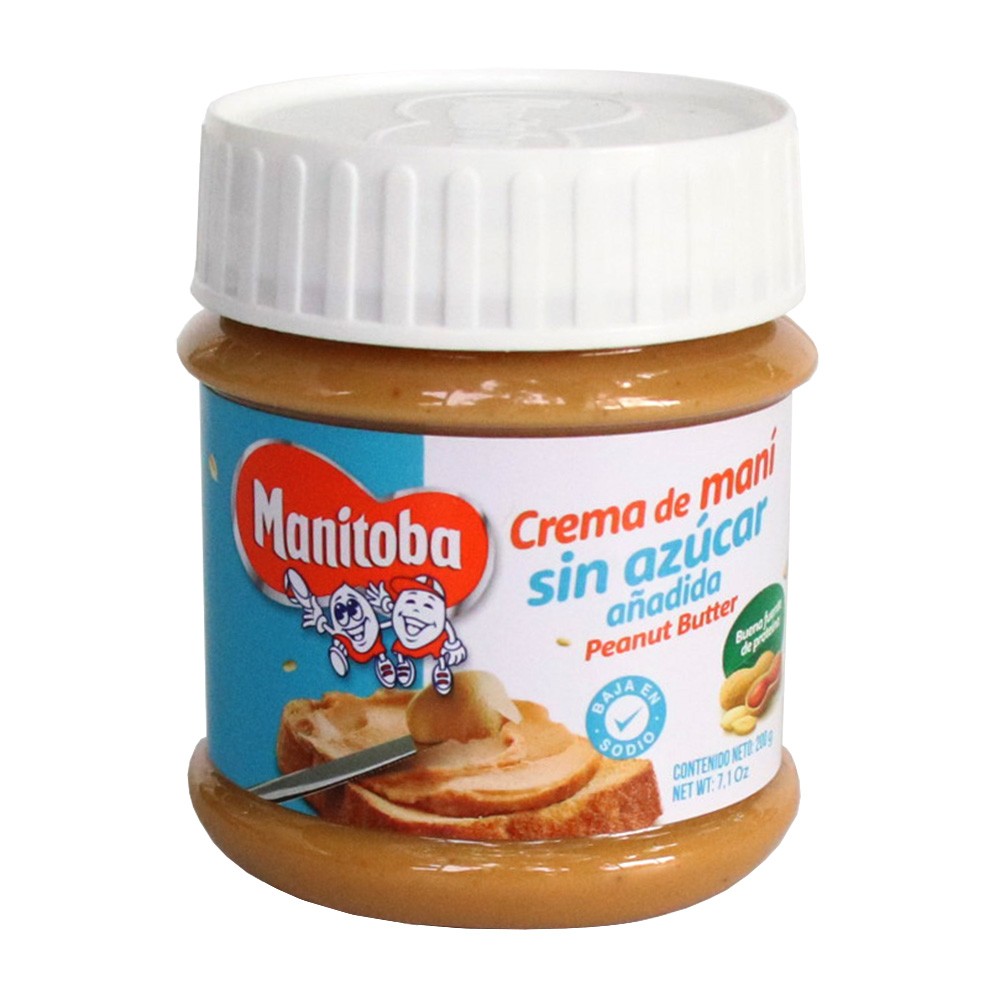 CREMA DE MANI SIN AZUCAR AÑADIDA x 200GR