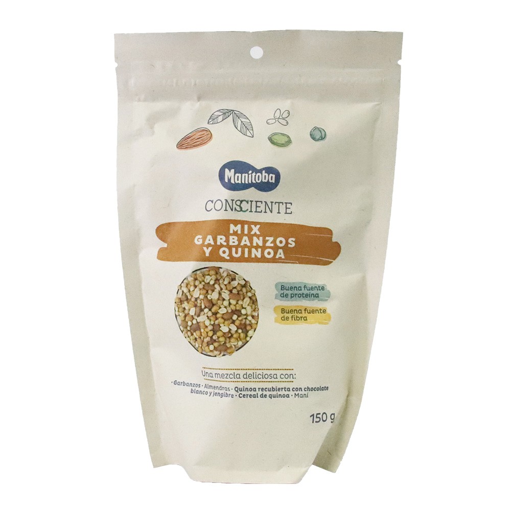 MIX GARBANZO Y QUINUA  MANITOBA x 150GR