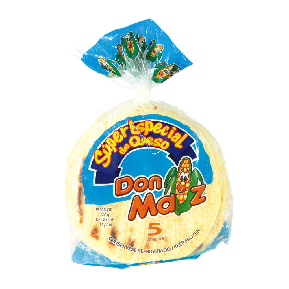 AREPA DE QUESO ESPECIAL DON MAIZ X5 UNDS