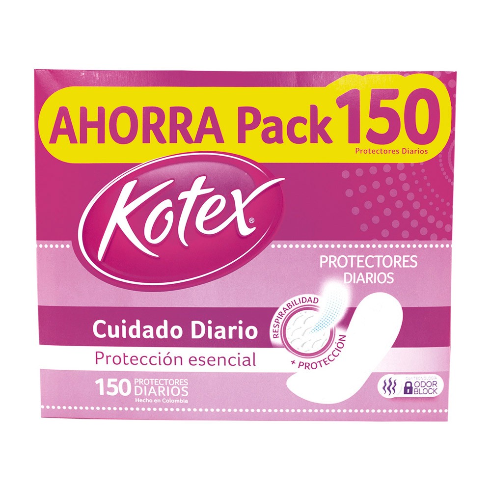 PROTECTORES KOTEX DAYS  x 150 U