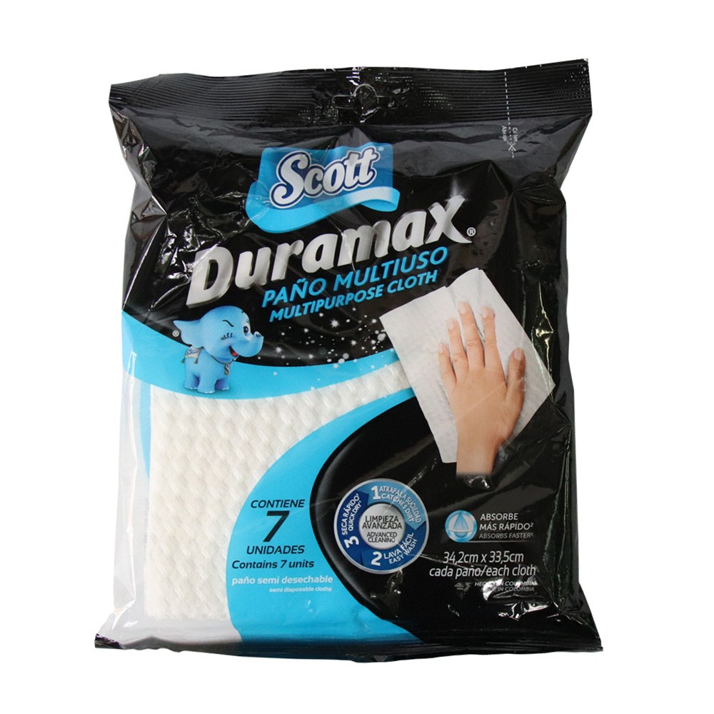 PAÑOS DURAMAX LIMPIAMAX SCOTT  *7UND
