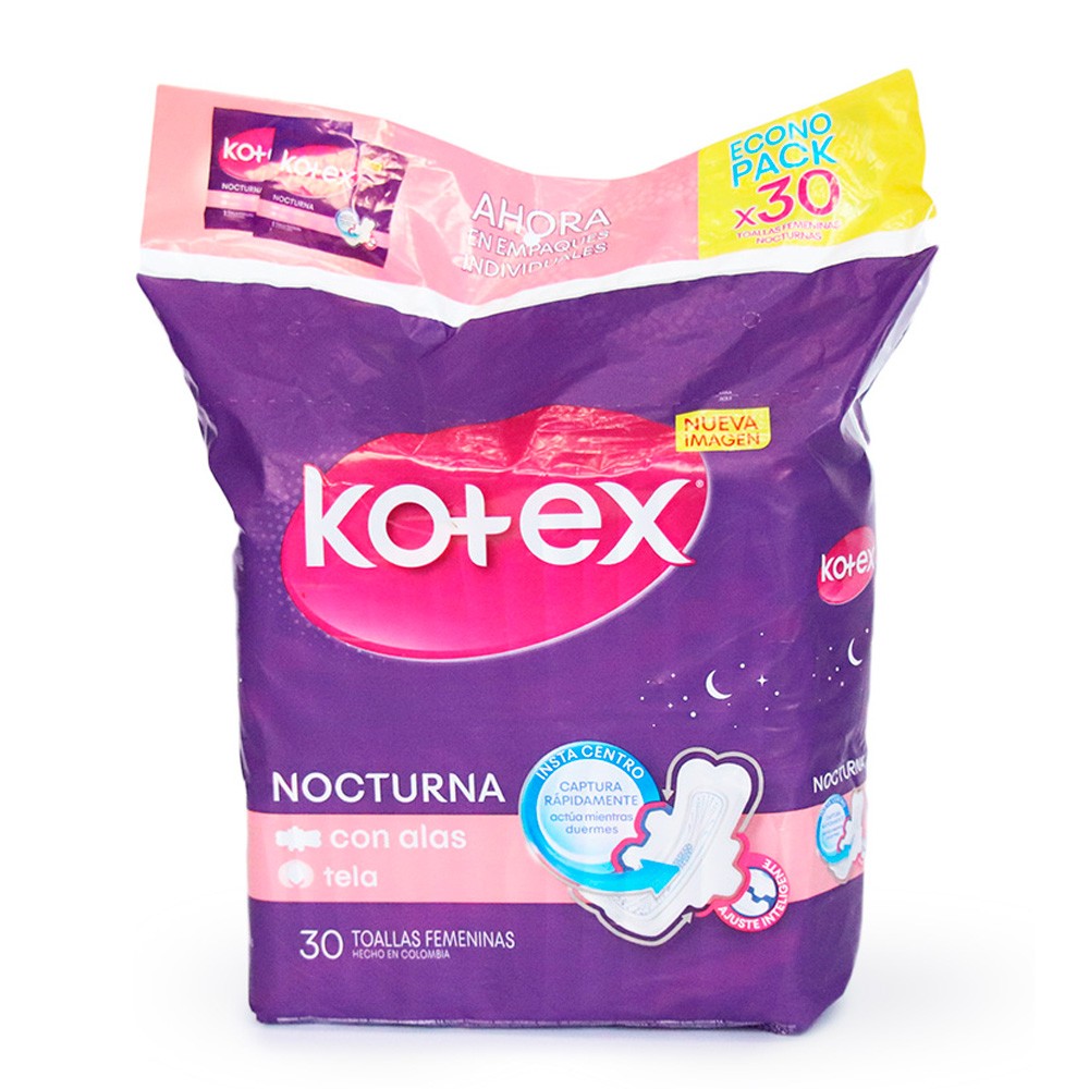 TOALLA TELA NOCTURNA KOTEX X30UND