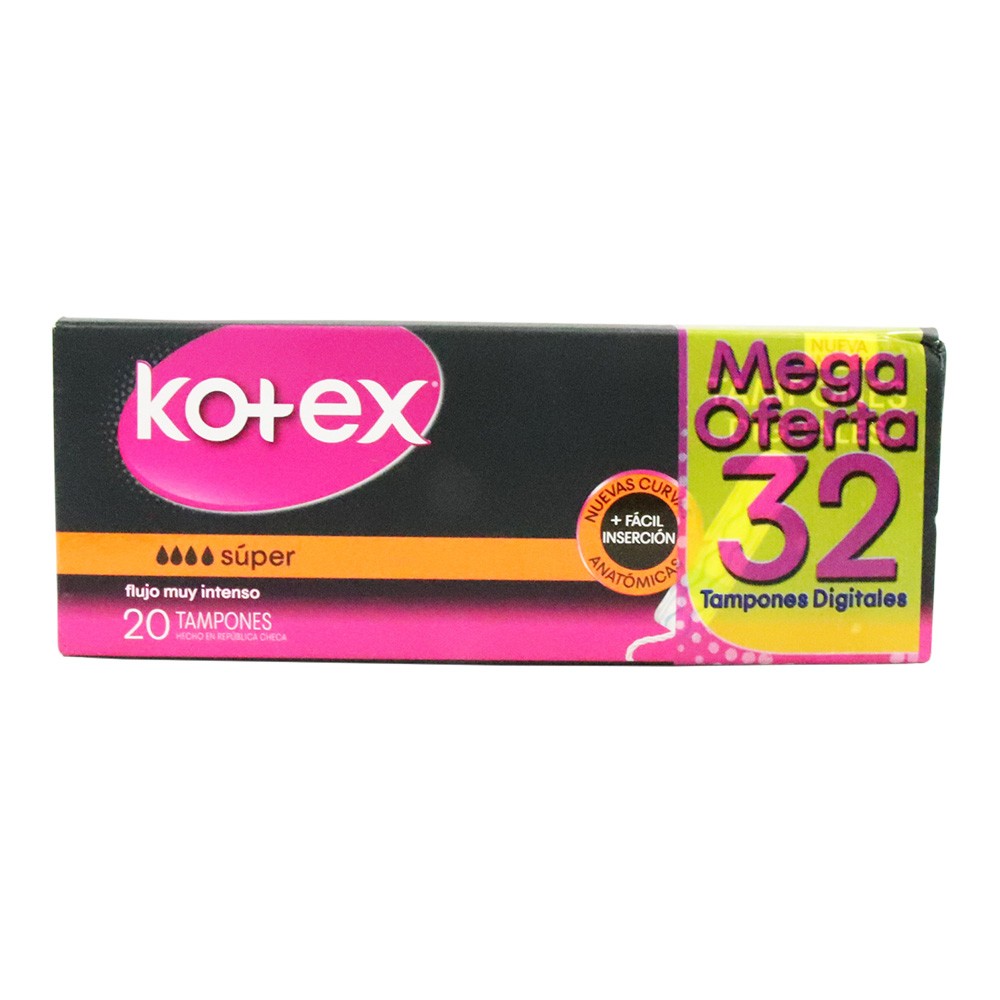 TAMPON KOTEX  SUPER  x  32 UND