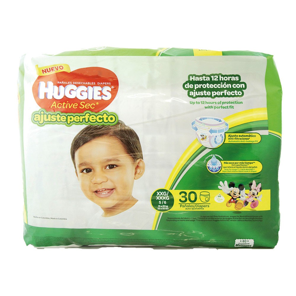 PAÑAL PANT HUGGIES ACTSEC XXG x 30UND