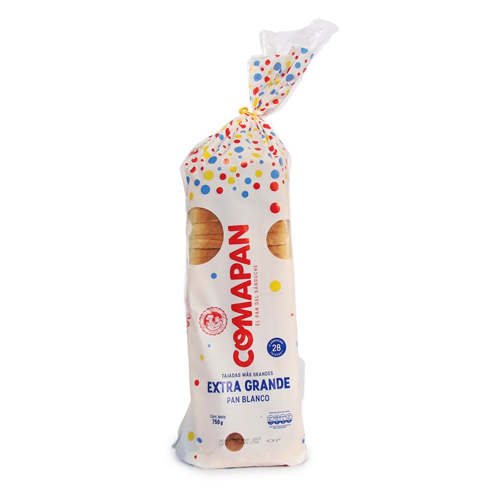 PAN TAJADO EXTRAGRANDE  x 750GR COMAPAN