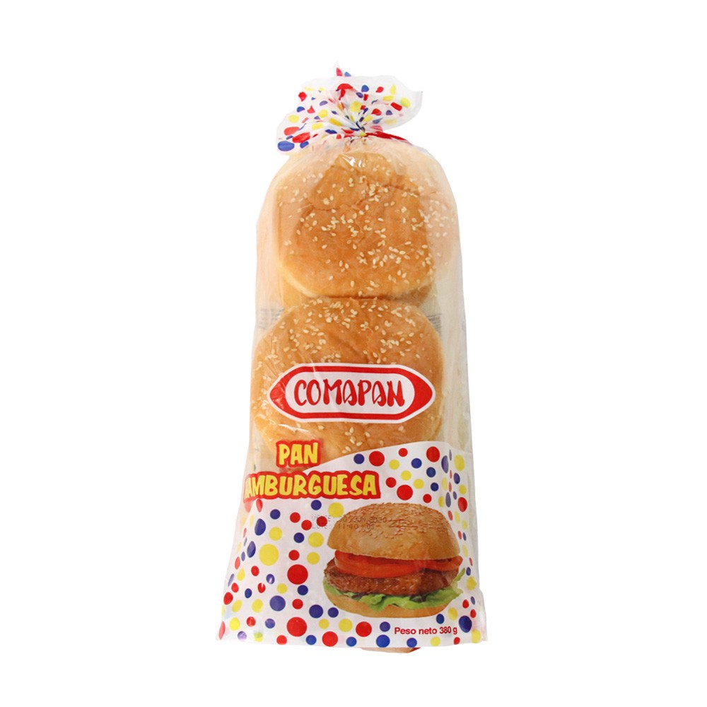 PAN HAMBURGUESA COMAPAN x 380 GRS
