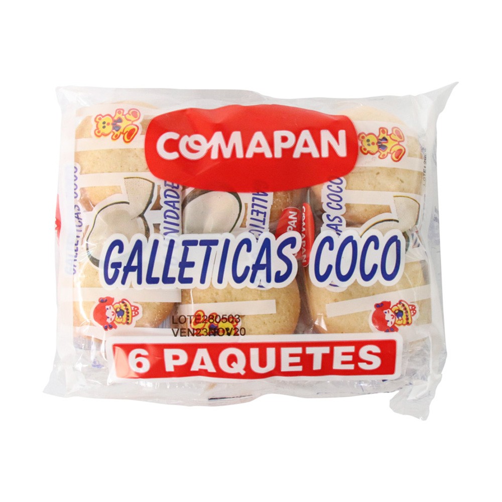 GALLETICAS LONCHERA COC 6U*252GR COMAPAN