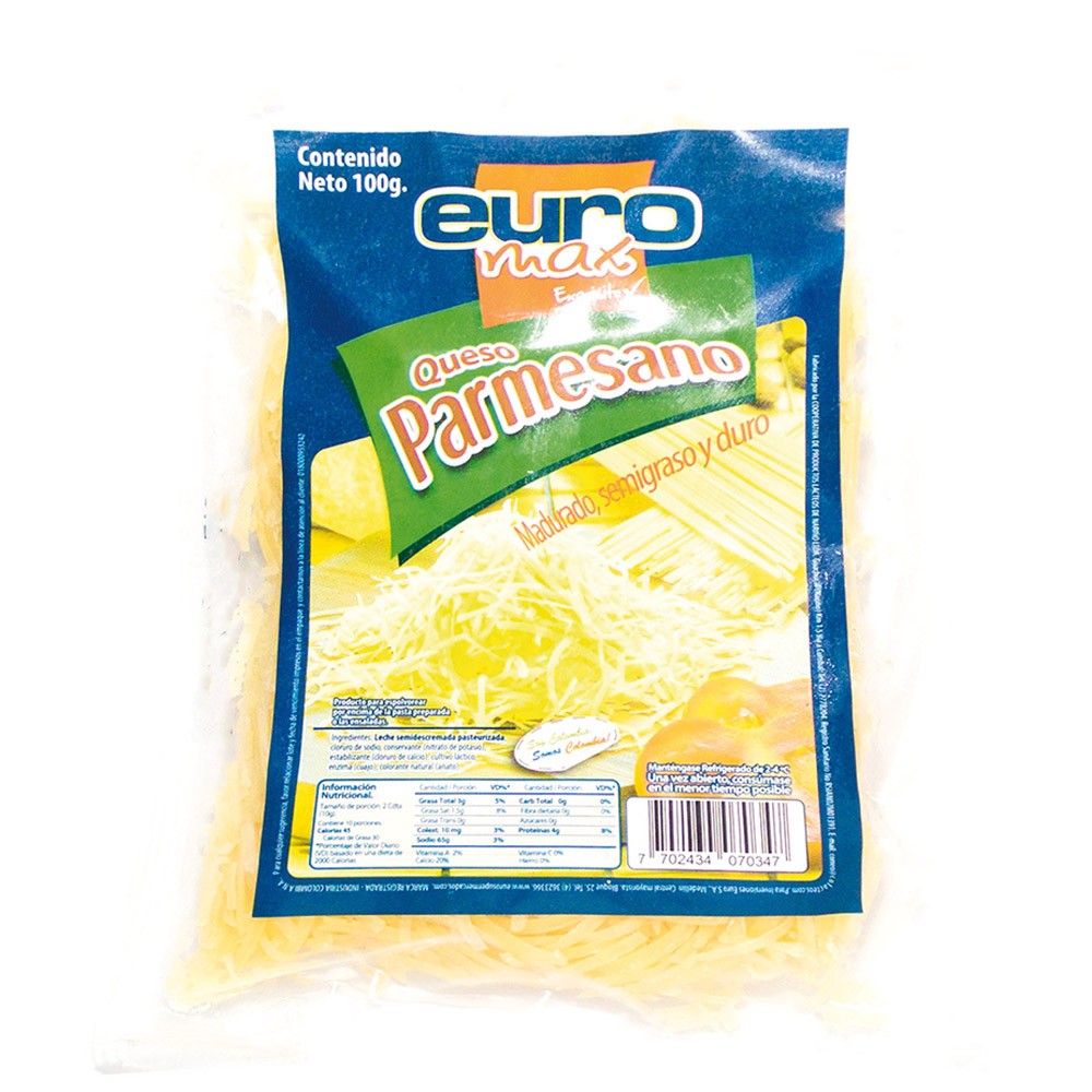 QUESO PARMESANO EUROMAX   x 100GR