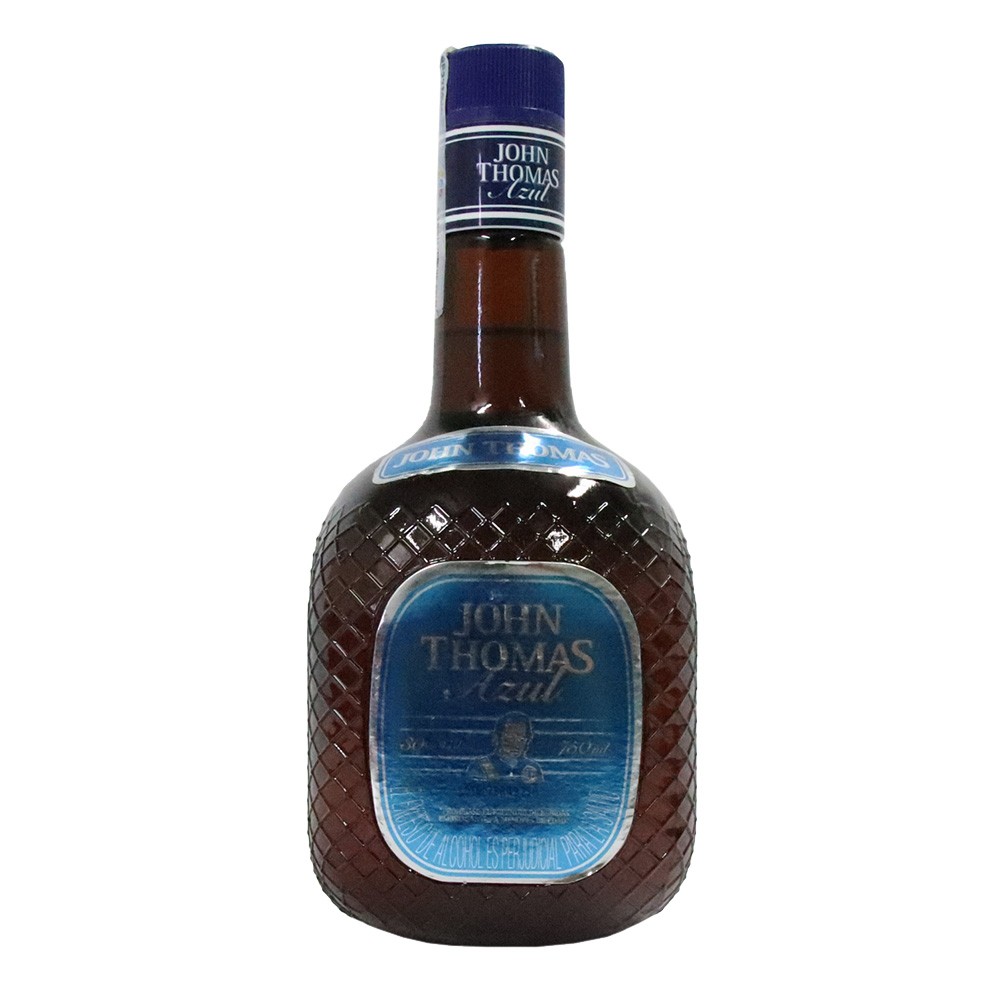 LICOR DE WHISKY AZUL  JHON THOMAS*750ML