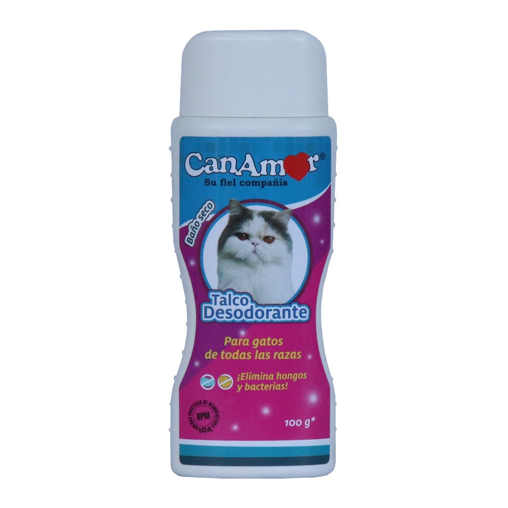 TALCO DESODORANTE GATOS CANAMOR  x 100GR