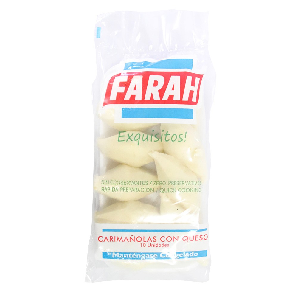 CARIMAÑOLAS CON QUEOS X10 FARAH  x 550GR