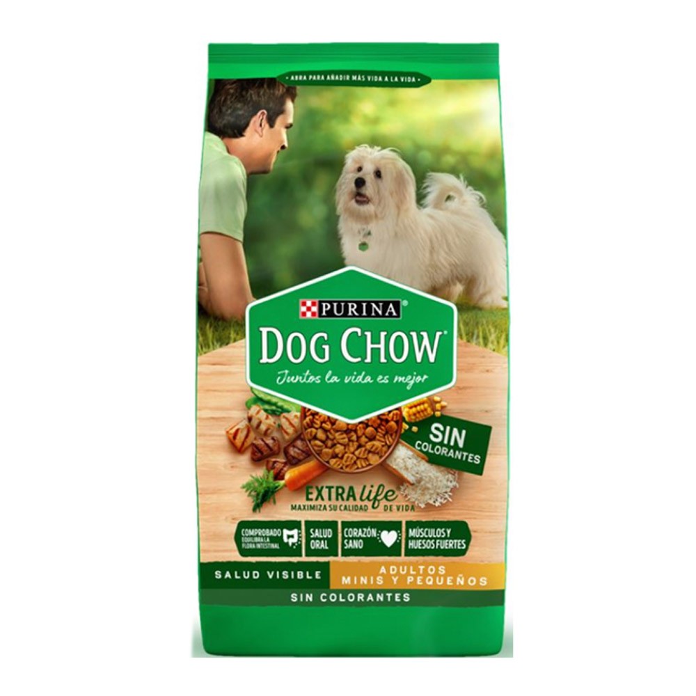 DOG CHOW S/COLORANTES ADULTOS MINIS*2 KG
