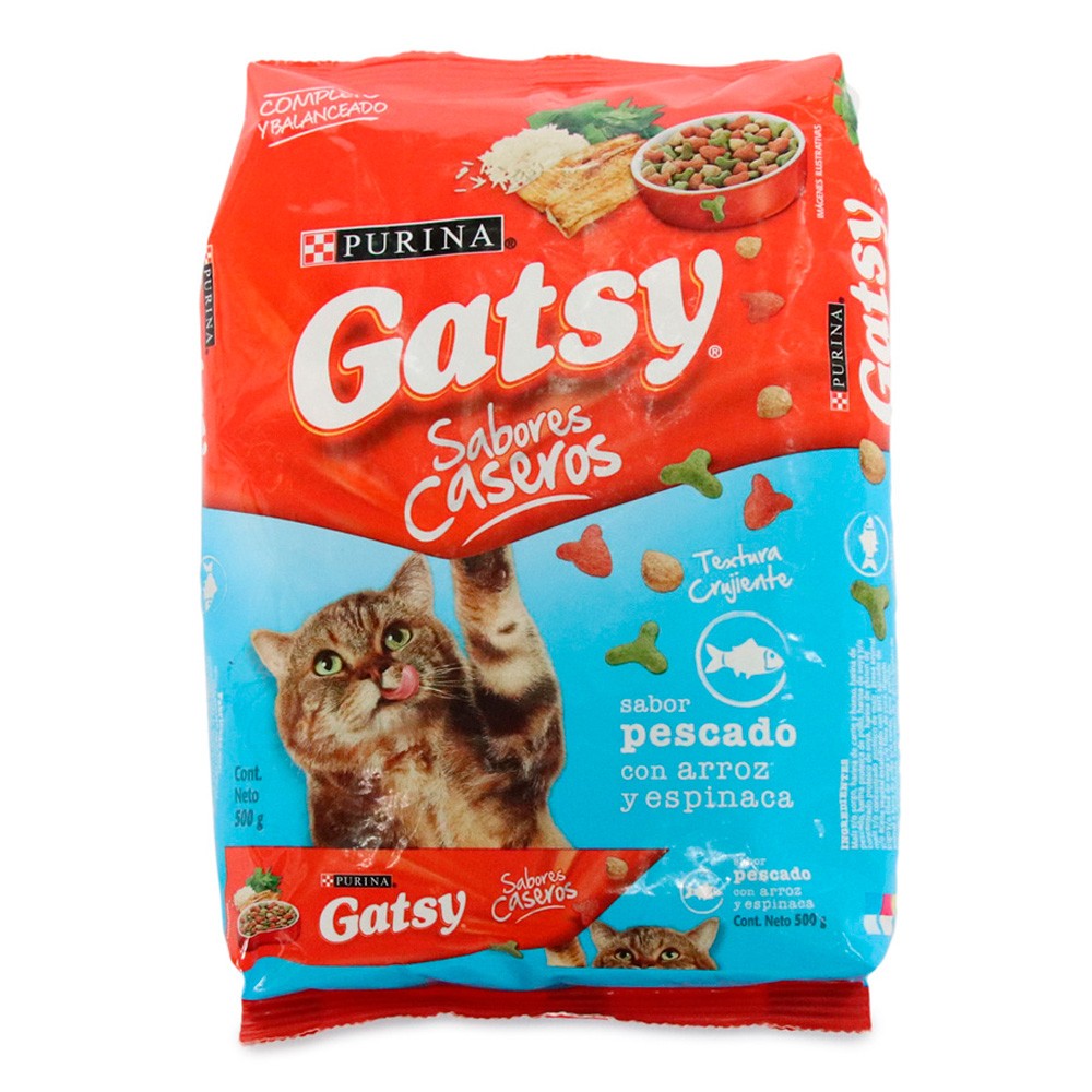 GATSY PESCADO/ARROZ/ESPIN  x 500GR