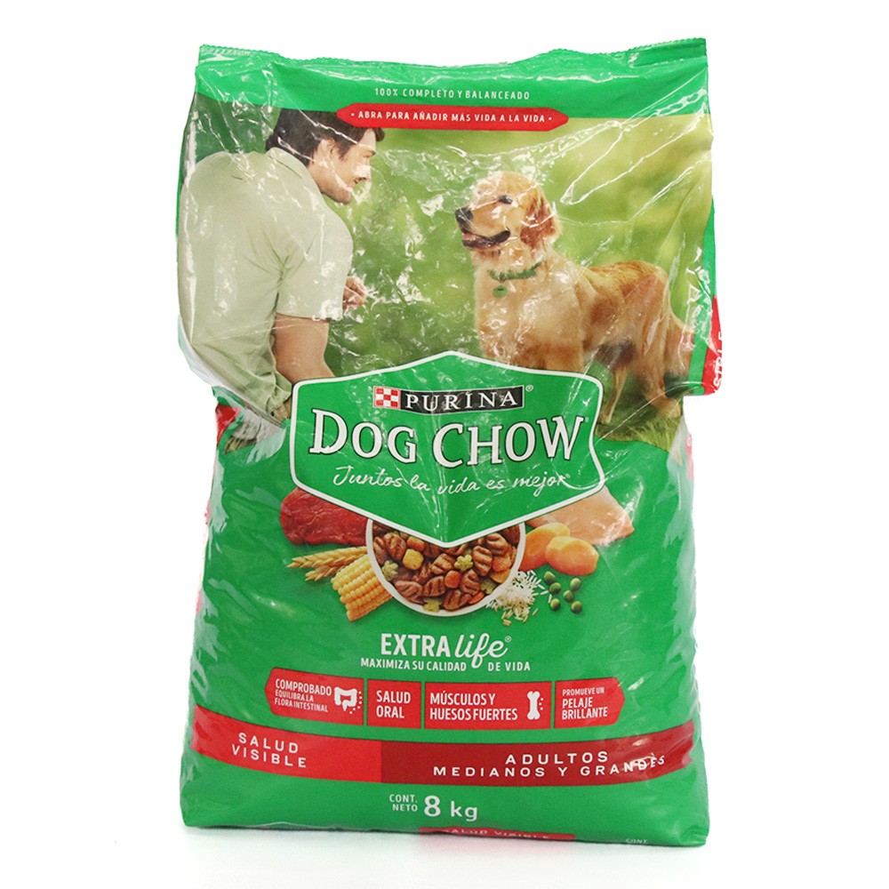 DOG CHOW ADULTOS MEDIANOS Y GRANDES*8KG
