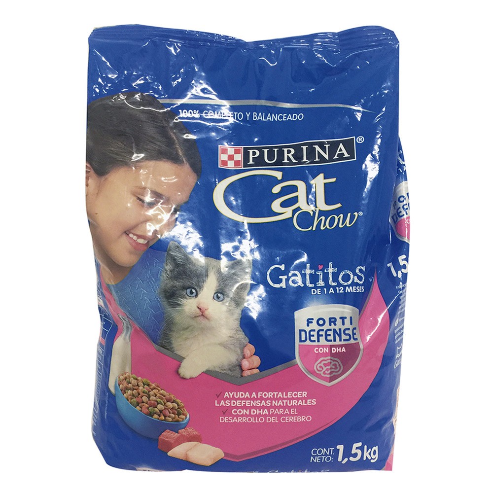 CAT CHOW GATITOS FORTIDEFENSE  x 1500GR