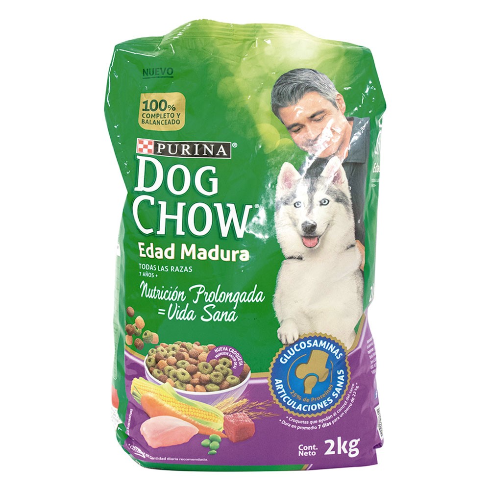 DOG CHOW LONGEVIDAD +7  x 2KG