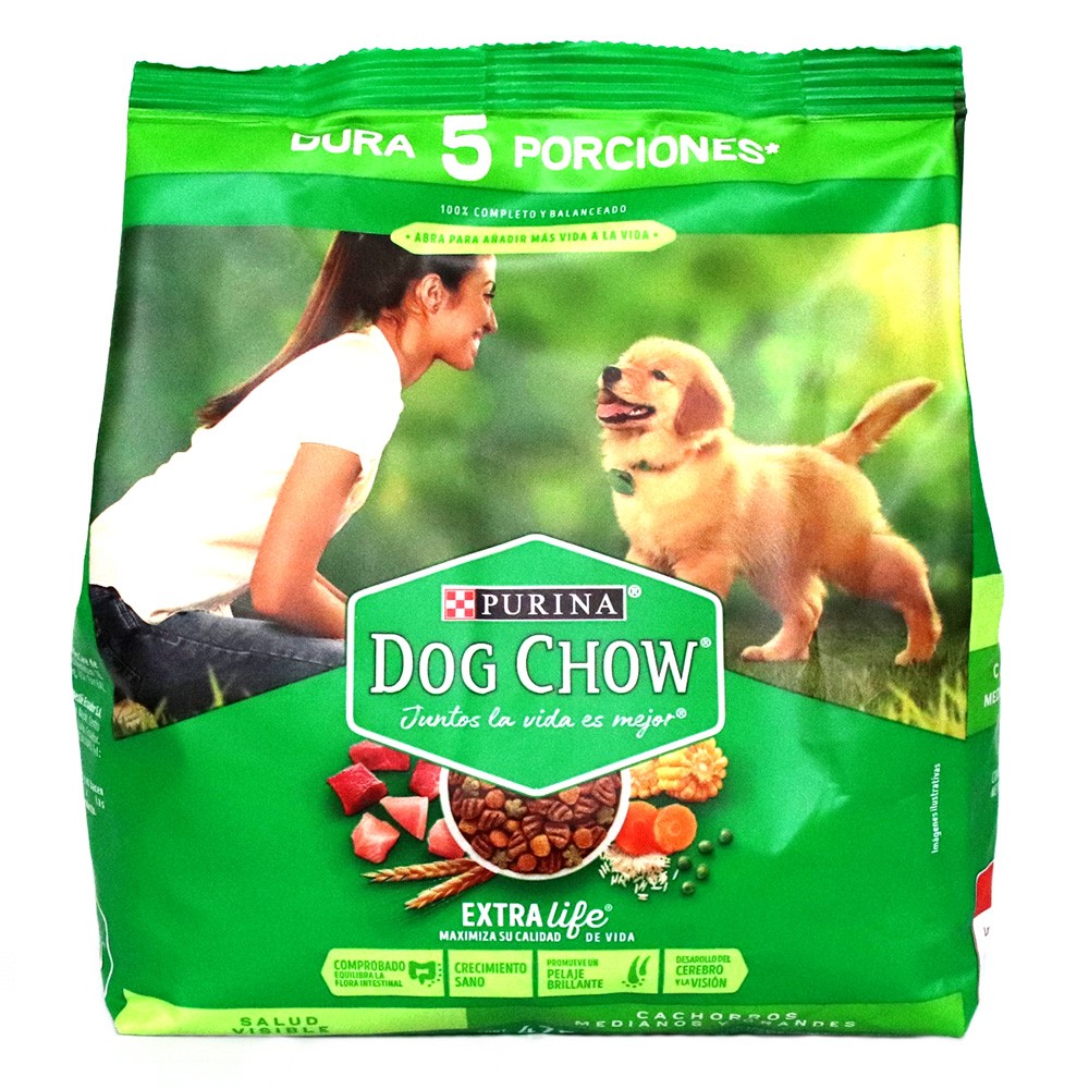 DOG CHOW CACHORROS MEDIANOS Y GRAN*475GR