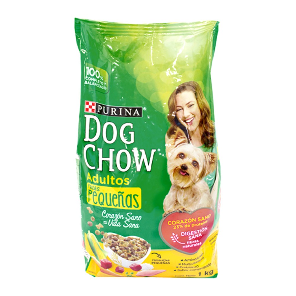 DOG CHOW ADULTOS MINIS Y PEQUEÑOS x 1KG