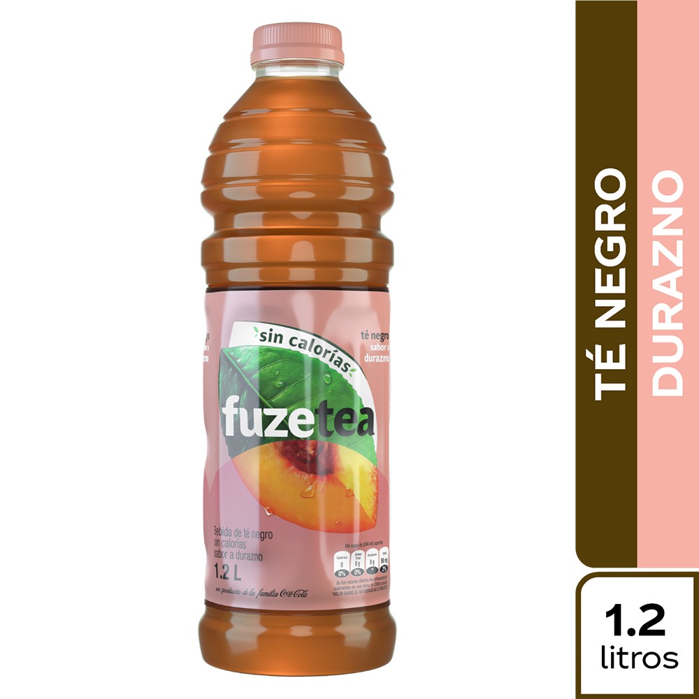 FUZE TEA TE NEGRO DUARAZNO  x 1.2 ML