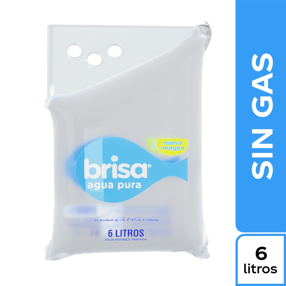 AGUA BRISA BOLSA  x 6 LTS