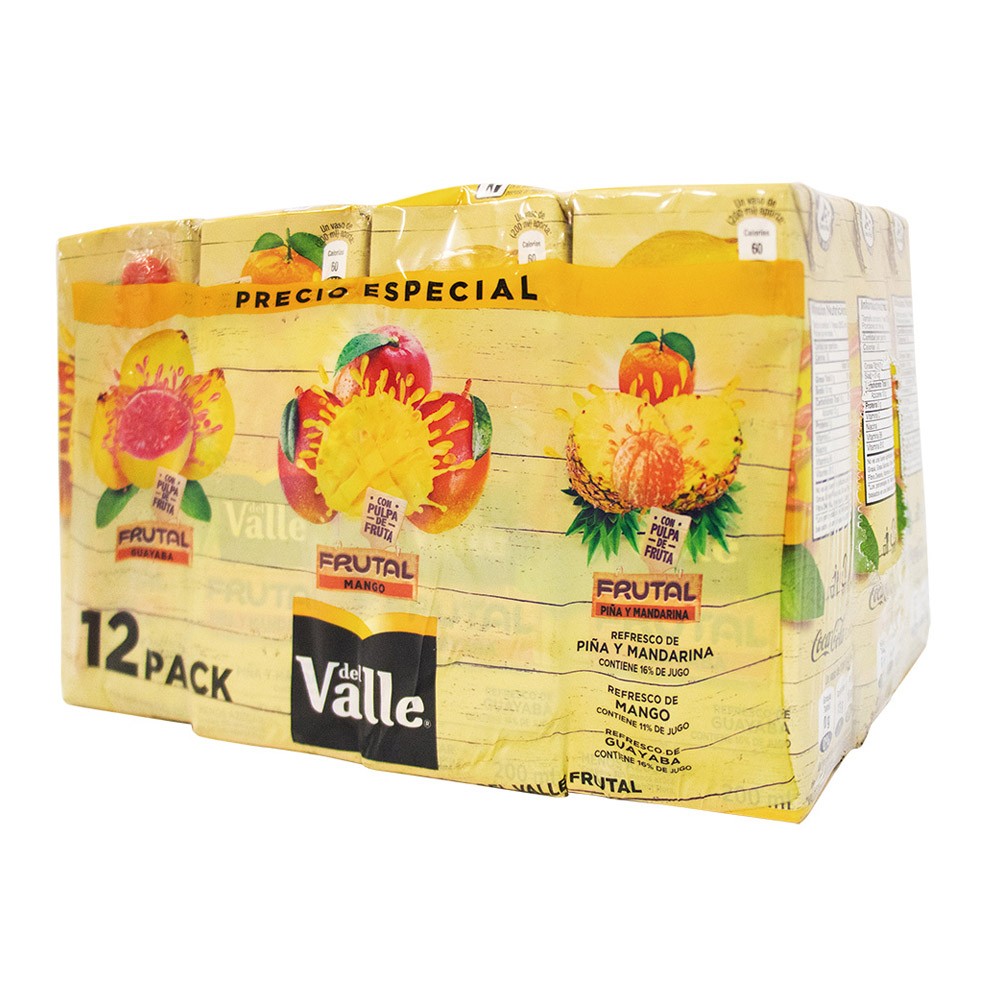 PACK JUGOS DEL VALLE x 12UND x 200ML