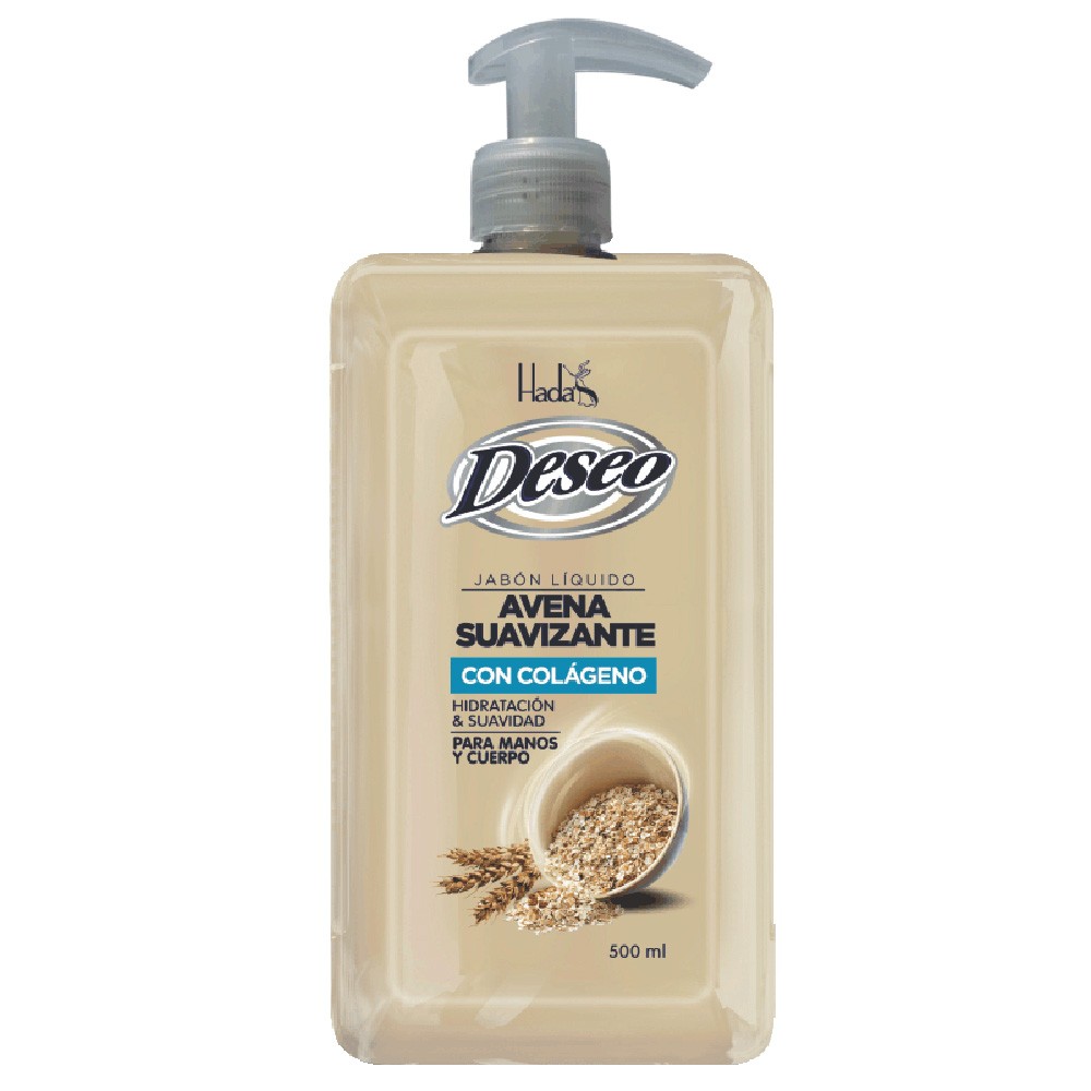 JABON LIQ DESEO AVENA FRASCO*500ML