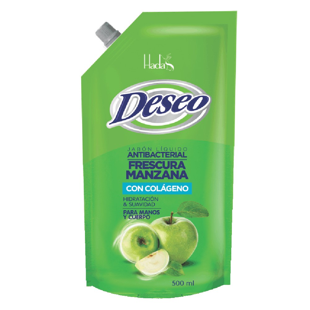 JABON LIQ DESEO  DOYPACK* MANZANA 500ML