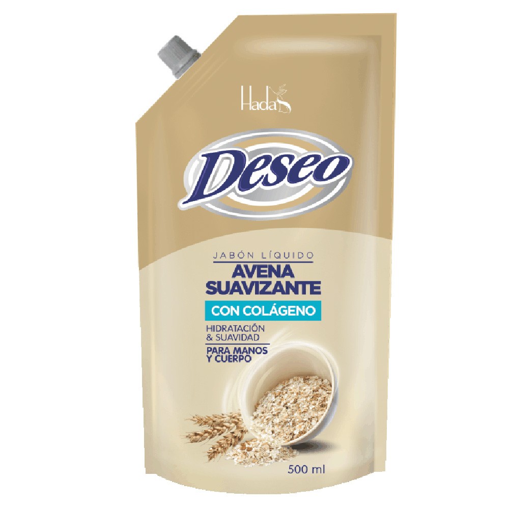 JABON LIQ DESEO  DOYPACK x  AVENA 500ML
