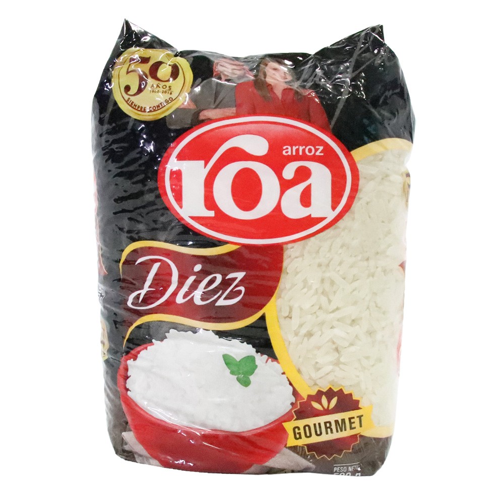 ARROZ 10 ROA  x 500GR