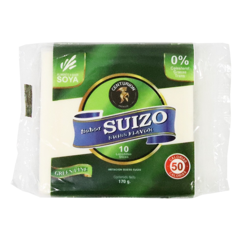 QUESO LONCHA SUIZO  x 170GR GREEN LINE