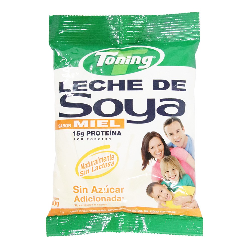 LECHE SOYA TONING MIEL  x 250GR