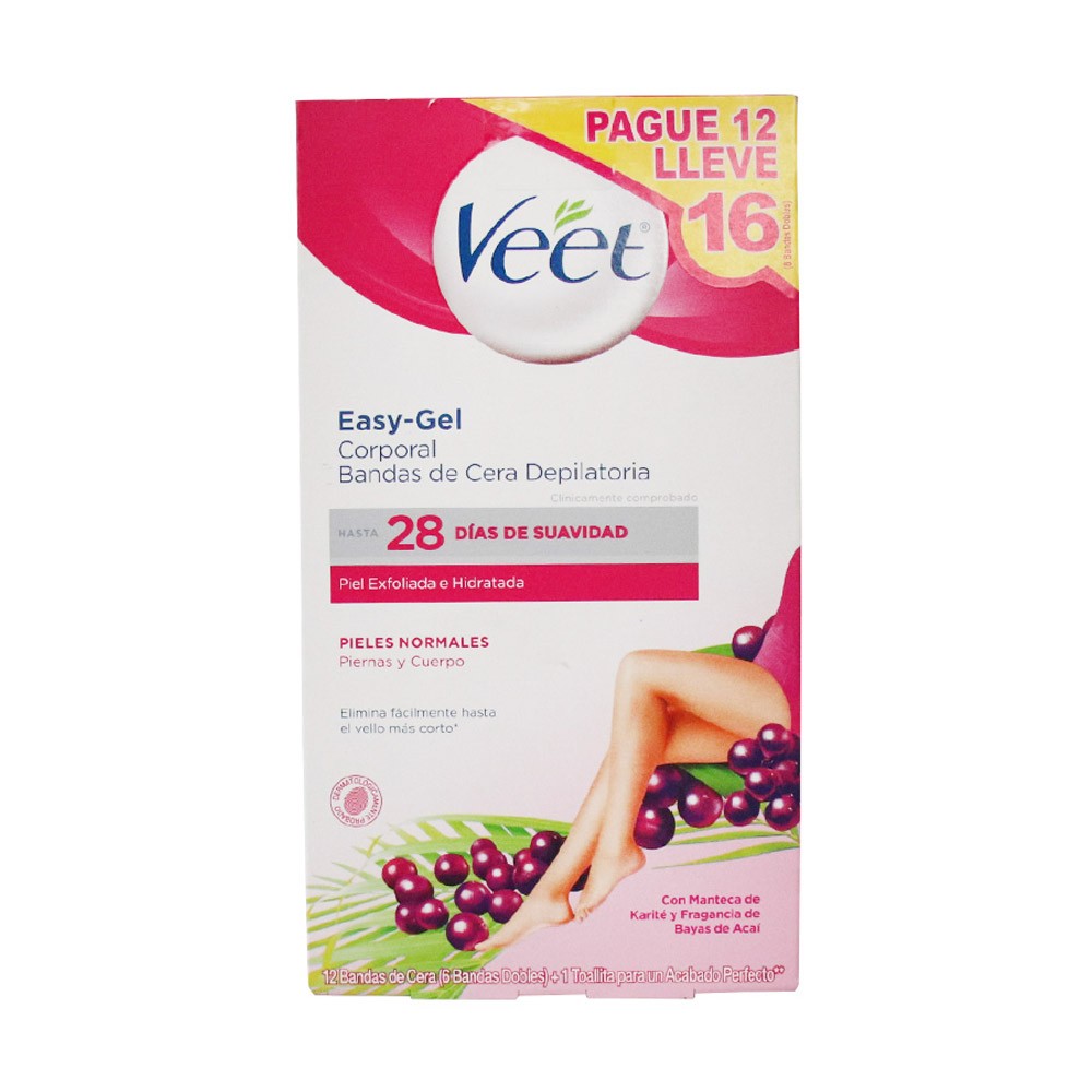 BANDAS DEPIL PIEL NORMAL VEET P6 L8