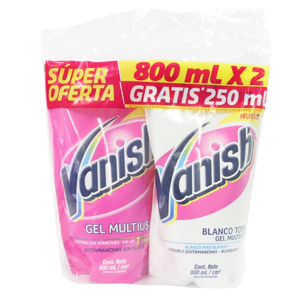 VANISH GEL x 2 x 800ML
